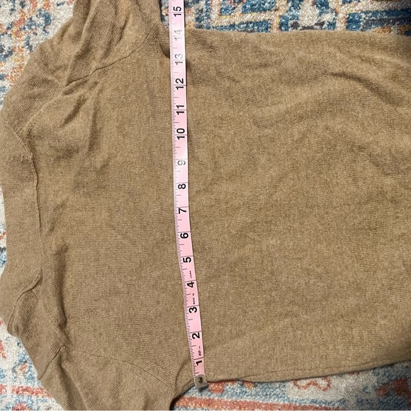 Jcrew 100% cashmere camel cardigan - Picture 5 of 6